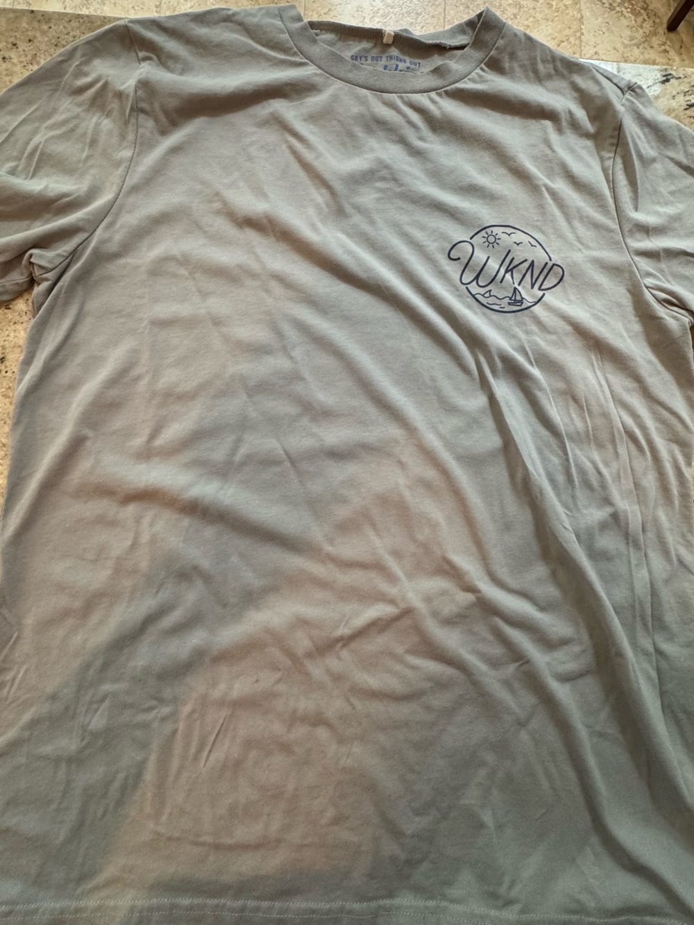chubbies Light Gray WKND Graphic Short-Sleeve Tee